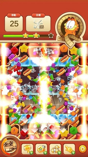 Garfield Puzzle M(加菲猫消除)截图2