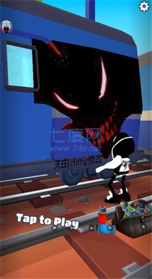 地铁跑酷黑化版红色金币版