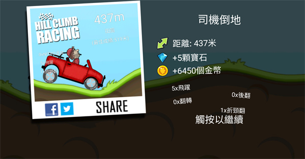 登山赛车国际服正版(Hill Climb Racing)截图1