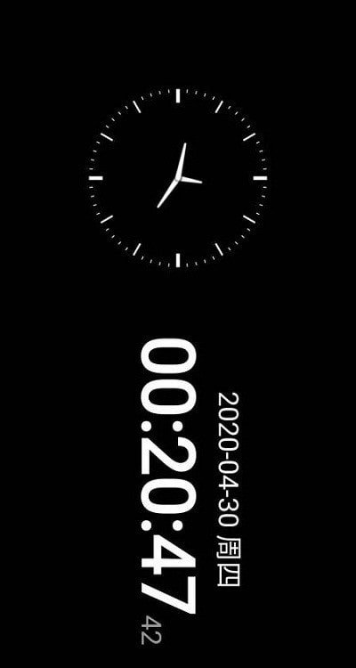 极简时钟壁纸 版本：v0.1.1