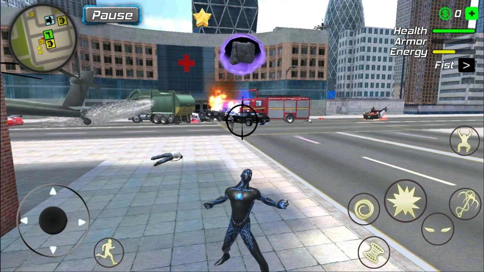 绳索黑洞英雄无限金币版截图2