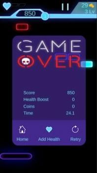 霓虹球弹射游戏安卓手机版(MoonPhaseBreakout)图片1