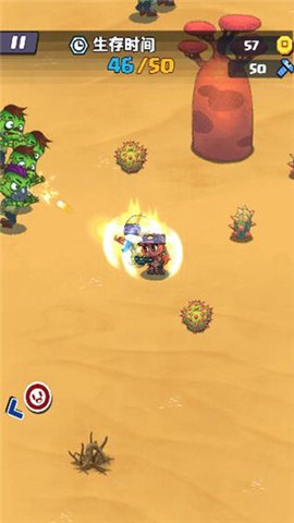 战斗女武神打僵尸截图1