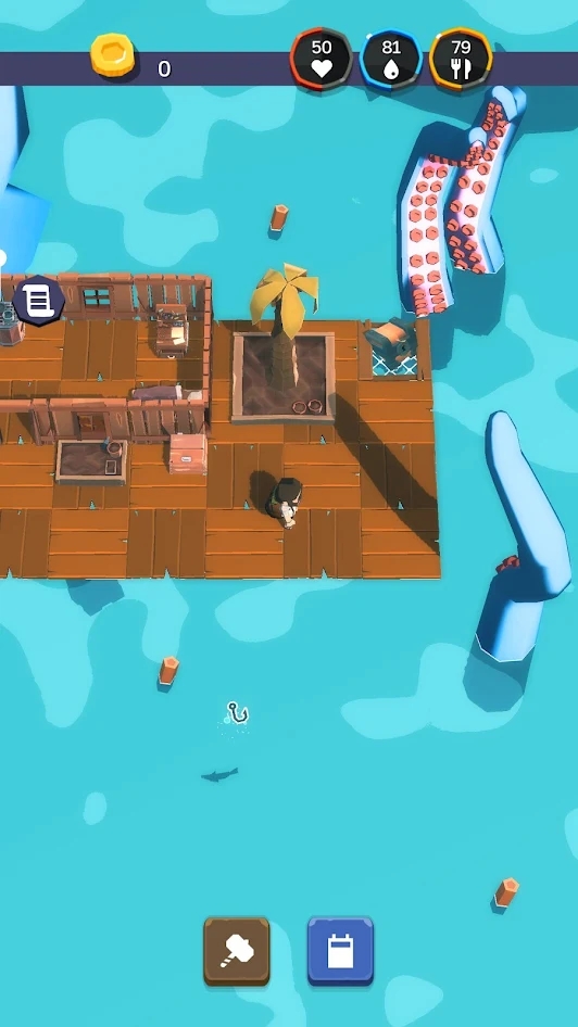 木筏人生海洋生存游戏官方版（Life on Raft Sur v3.3.3