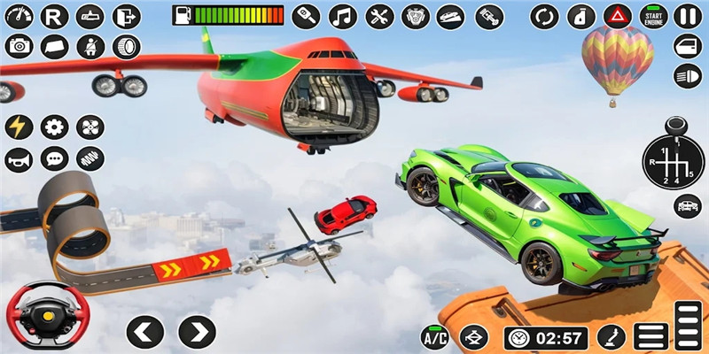 疯狂的汽车特技大师Stunt CarDrivingSimulator
