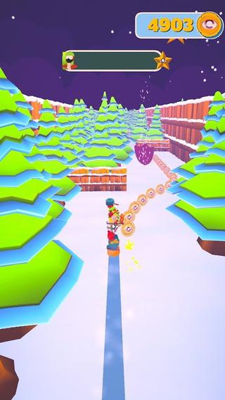 摸摸鱼滑雪板大师3D游戏安卓版图片1