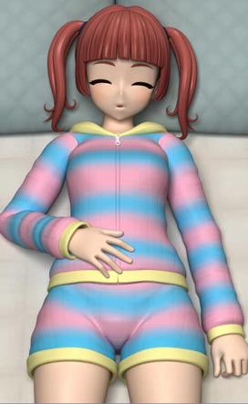 熟睡中的女孩sleeping girl截图1