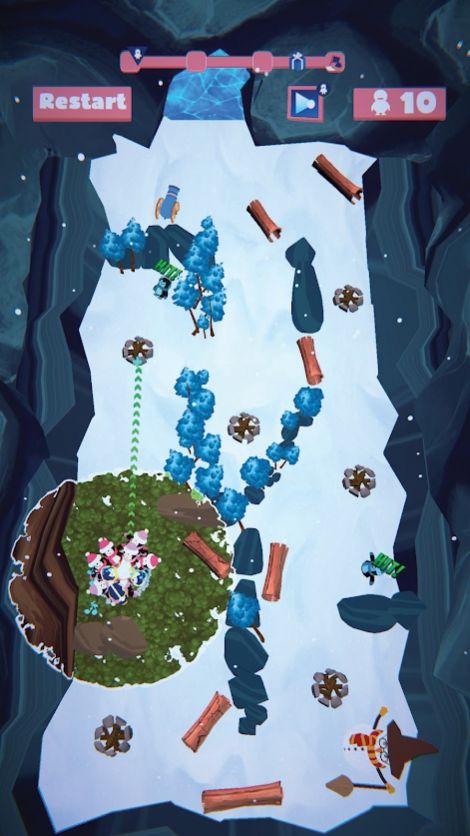 企鹅冷脚之旅游戏中文版（Penguin Cold Feets Journey） 截图0