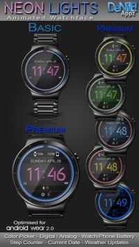 Neon Blue Watch Face v3.0.5
