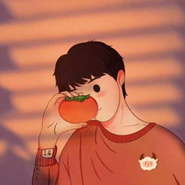 一生一柿情侣头像无水印原图 .png