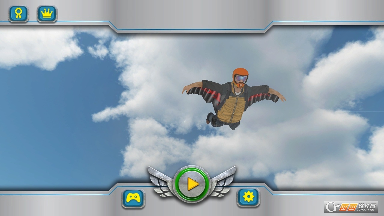 WingSuit Simulator 3D(翼套飞行模式)截图1