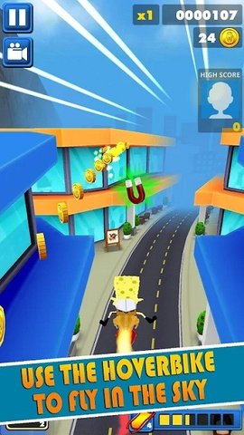 海绵宝宝地铁跑酷截图0