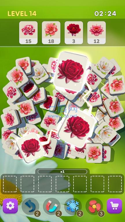 开花瓷砖游戏