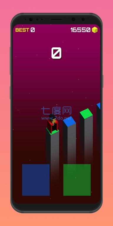 颜色选择跳跃游戏