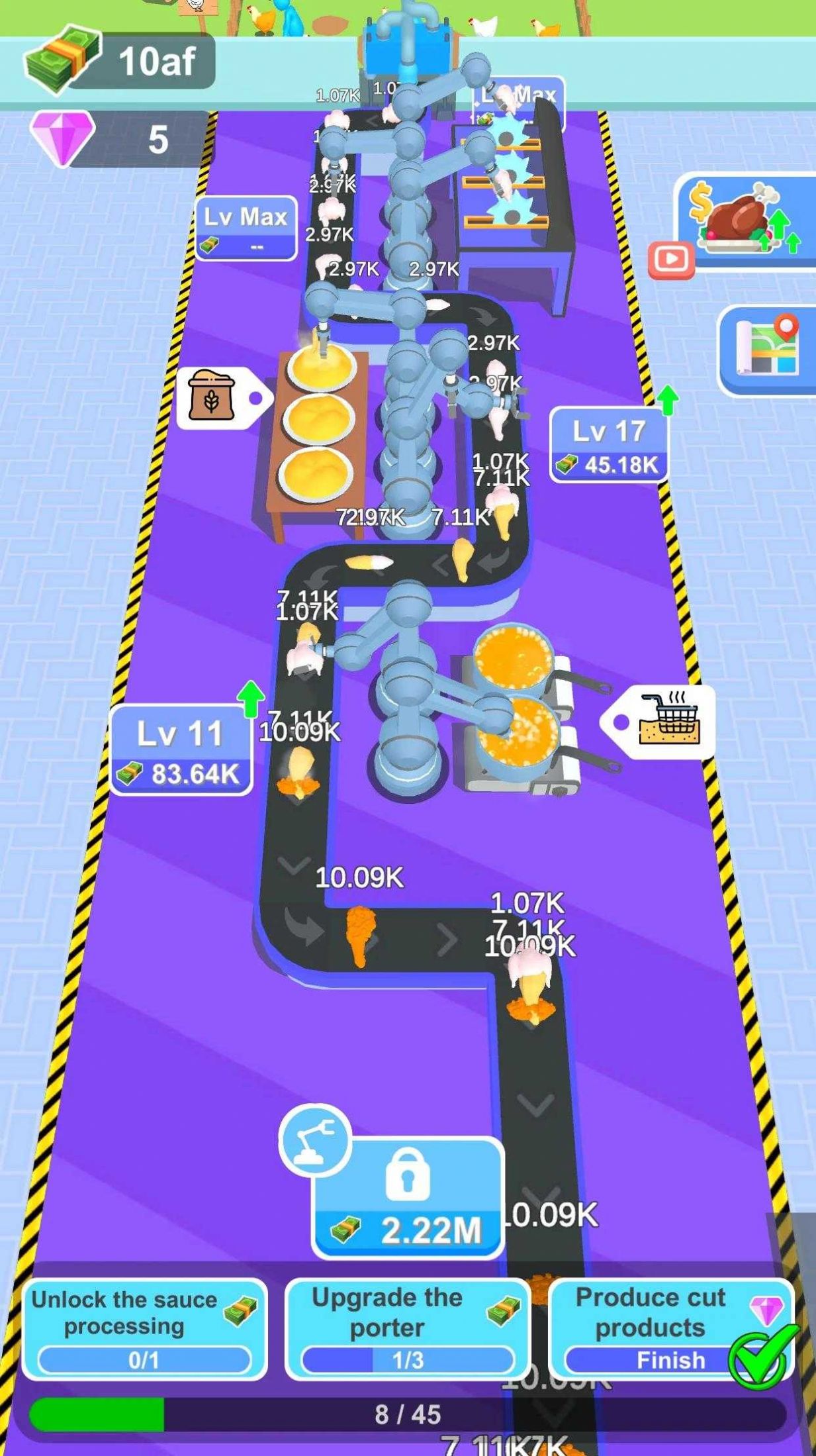 闲置鸡肉加工厂  v0.0.1