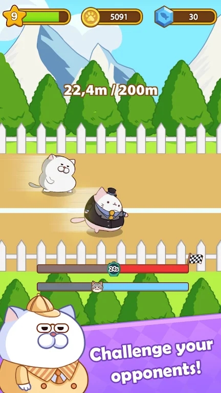 猫咪赛跑凯蒂冲刺截图0