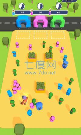 巴士乘客分类游戏