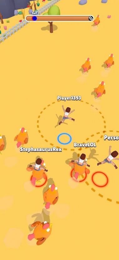 骑鸡比赛游戏中文版(Chicken Rodeo) 截图0