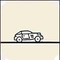 卡通画线汽车