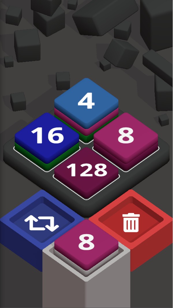 2048方块堆栈截图1