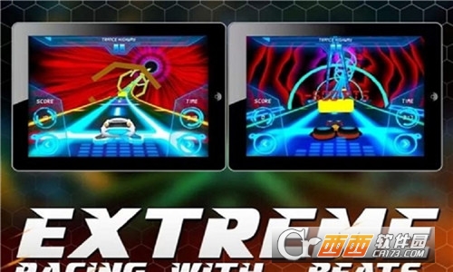 Extreme Racing with Beats 3D(3D极限节拍赛车)截图1