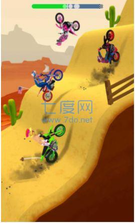 摩托爬坡赛游戏
