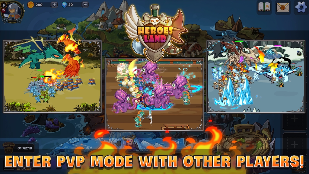 Mega War Heroes Land手游官方版 截图0