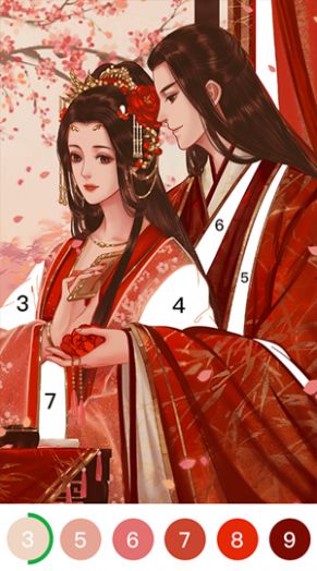 乐涂数字填色秘密花园涂色画画游戏最新版图片1