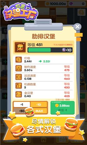 放置汉堡工厂中文版  v2.0.2