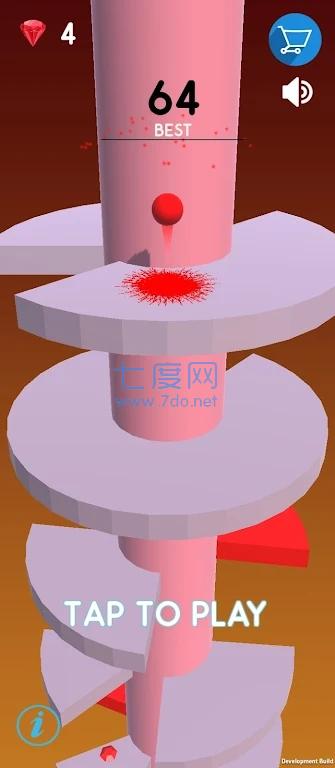 螺旋跳球游戏截图1