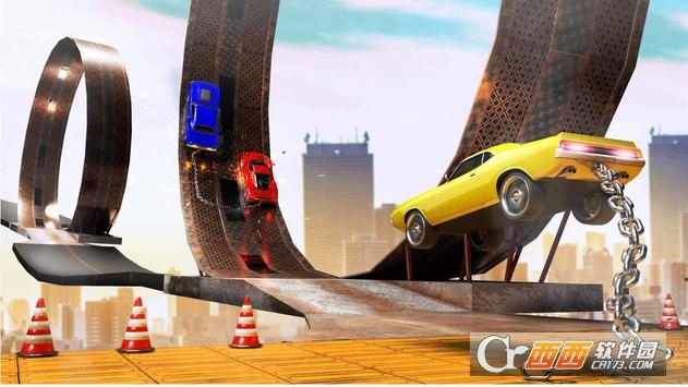 Chained Car Racing Drive Adventure(链式汽车赛跑驾驶冒险) v1.0