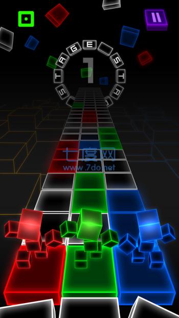 红绿蓝酷跑