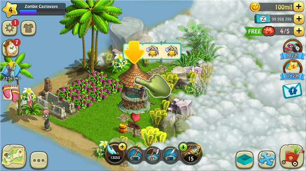 僵尸幸存者无限金币版(Zombie Castaways) v4.36