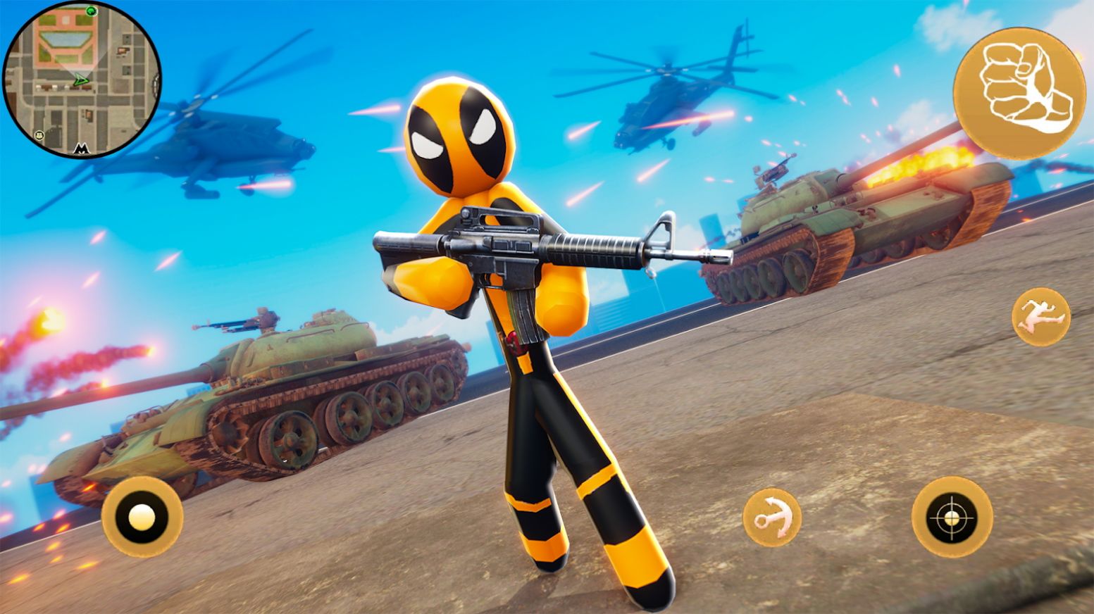 火柴人英雄城市蜘蛛人游戏安卓版  v5.0.1