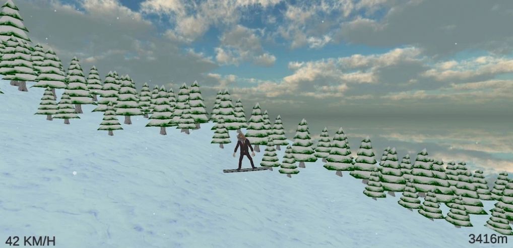 布娃娃滑雪板游戏安卓手机版 截图0