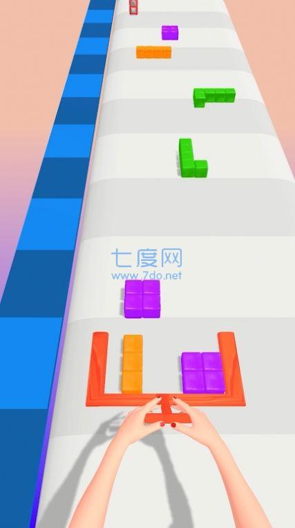 砖块收集建造跑游戏截图2