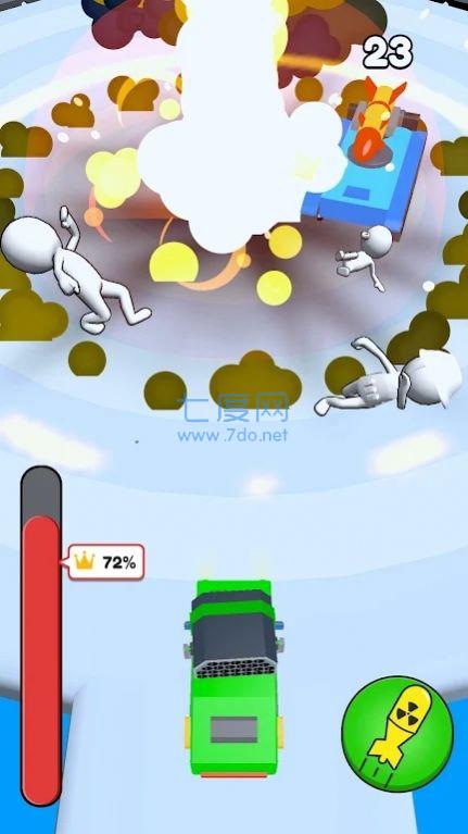 收集发射跑游戏截图2