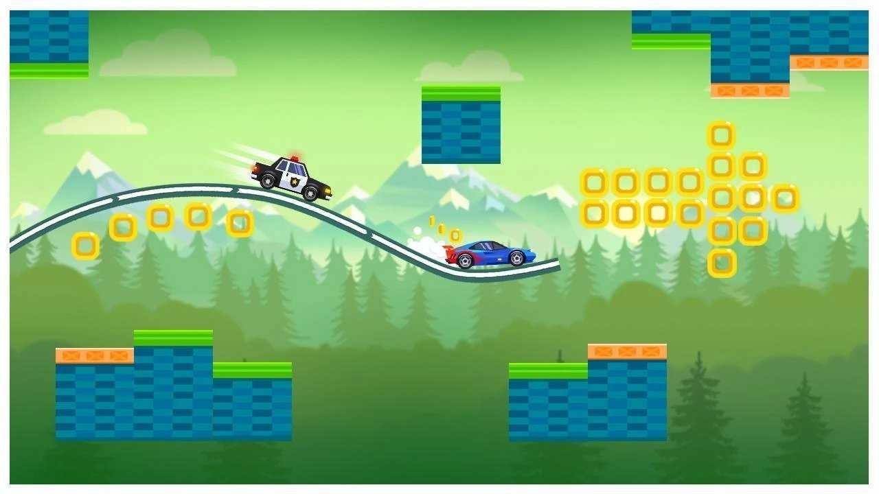 空中逃生追车