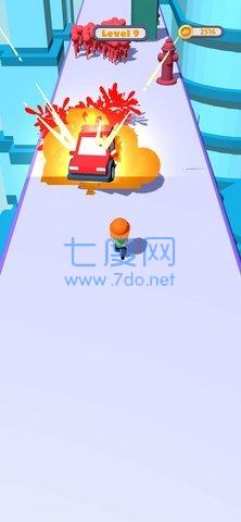 远程爆炸跑