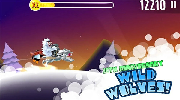 滑雪大冒险国际版中文版(Ski Safari)截图1