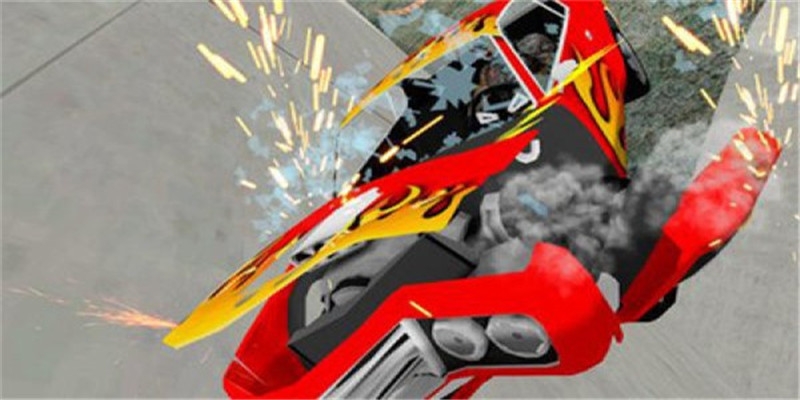 Blocky Car Crash(皇家积木汽车碰撞游戏)截图1