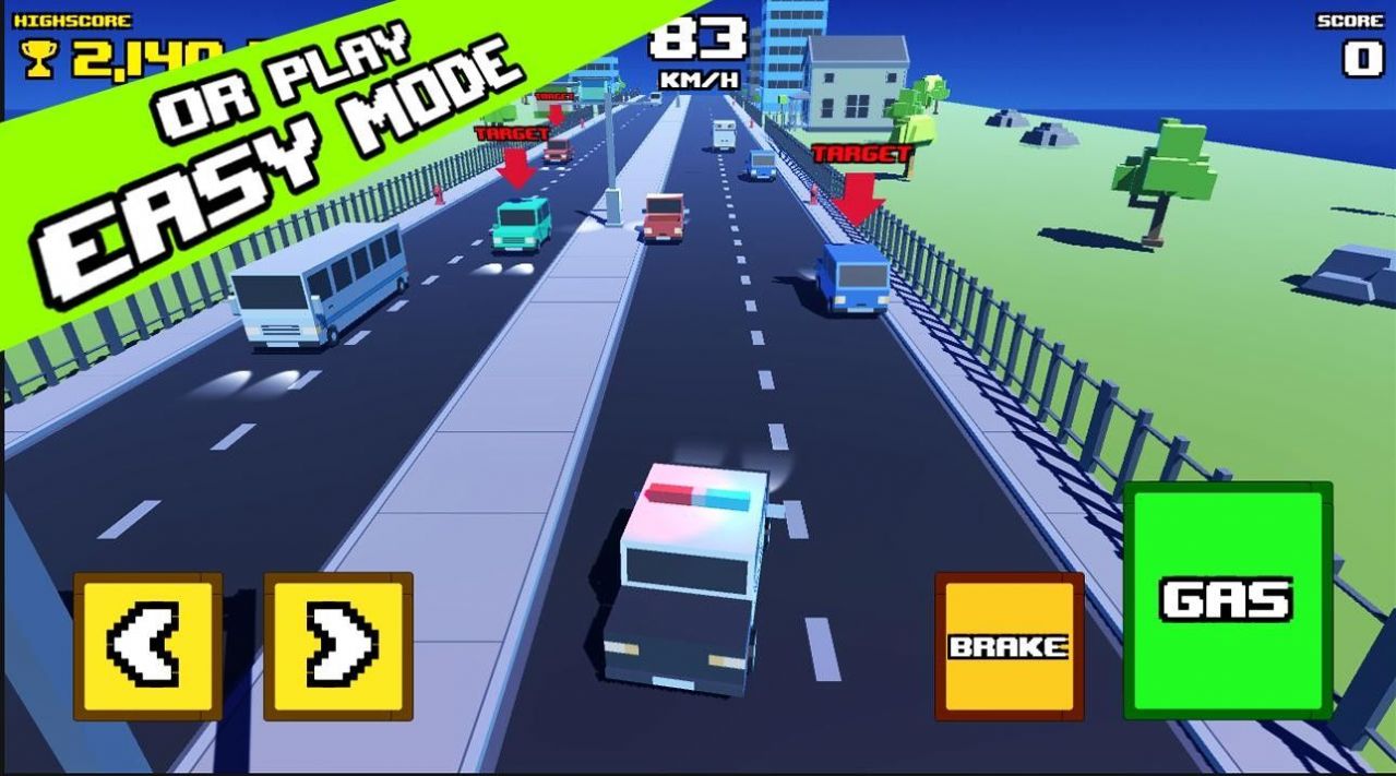 疯狂之路警方追捕游戏官方版(Crazy Road: Police Chase)  v5.3.1