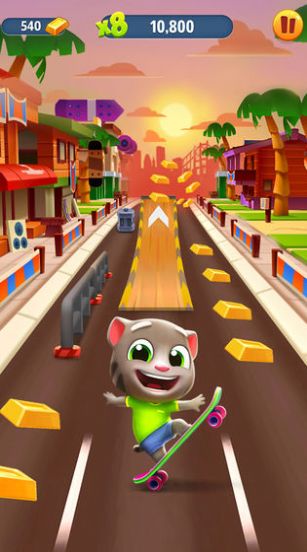 汤姆猫跑酷截图0