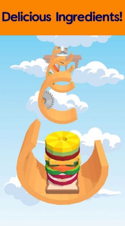 三明治叠叠跳跃游戏最新版(Sandwich Hop) 截图2