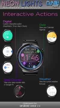 Neon Blue Watch Face v3.0.5