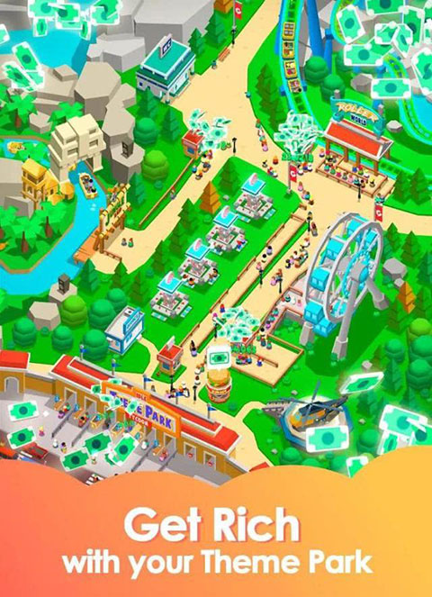 闲置主题公园大亨最新版2023(Theme Park) v3.11.1