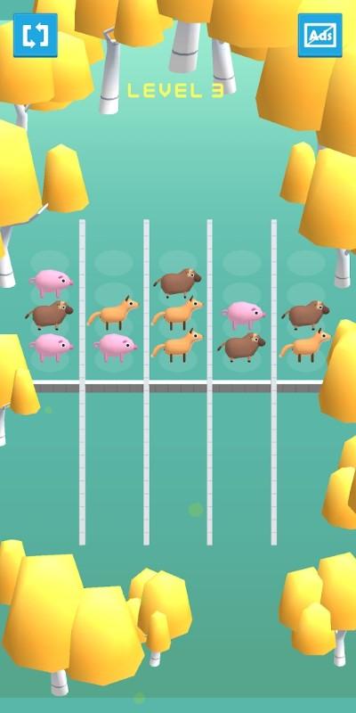 动物3d排序难题截图2