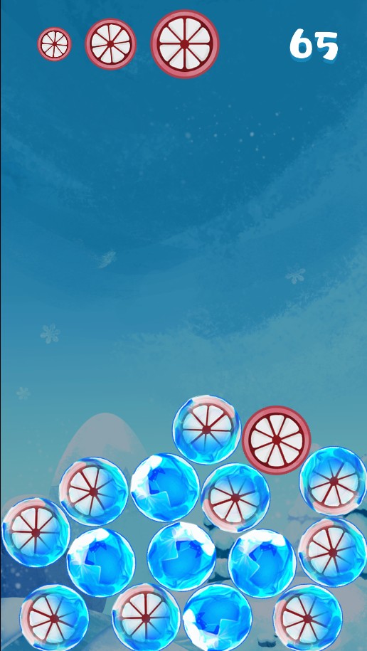 水果爆冰球小游戏在线玩图片1