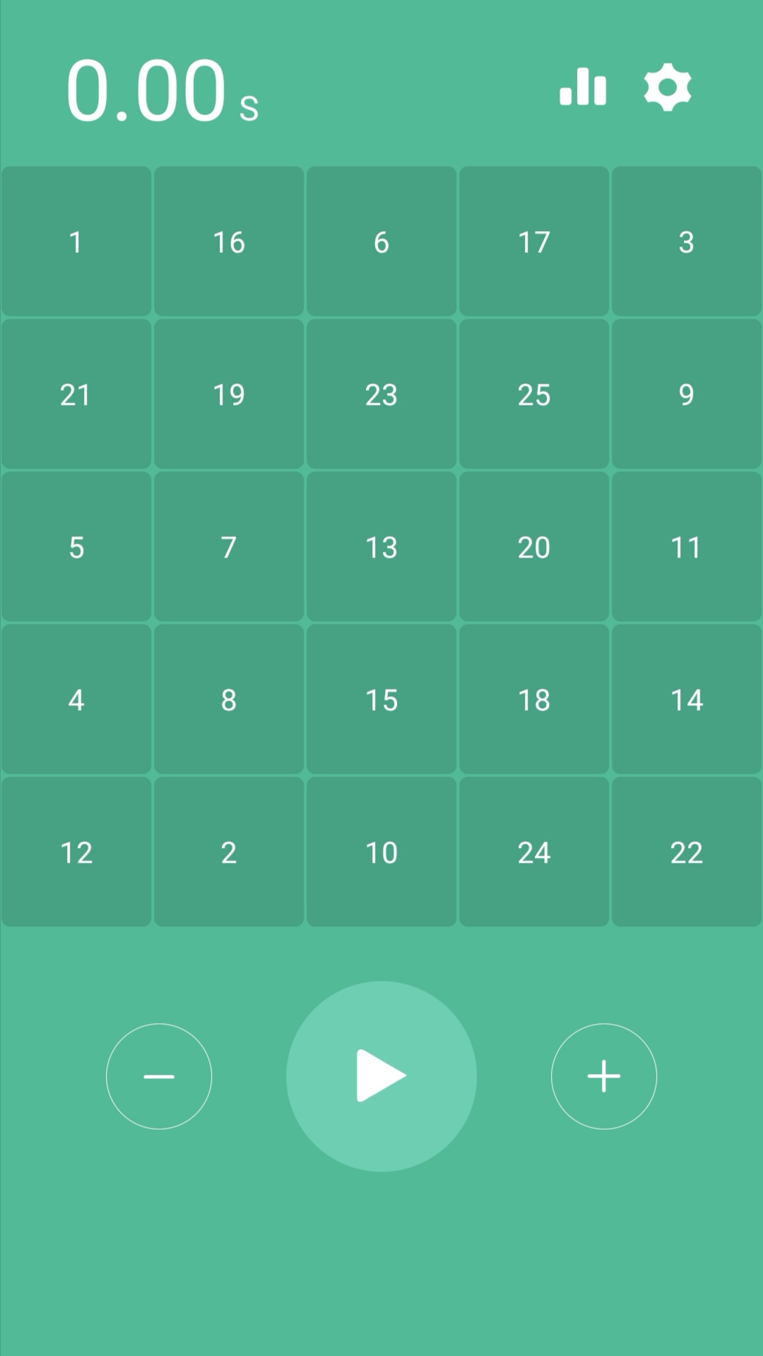 舒尔特训练 版本：5.7.0