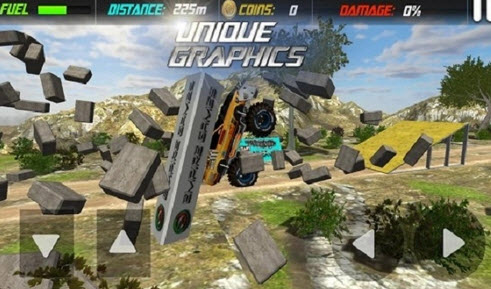 四轮驱动大脚车无限金币版 1.2 修改版